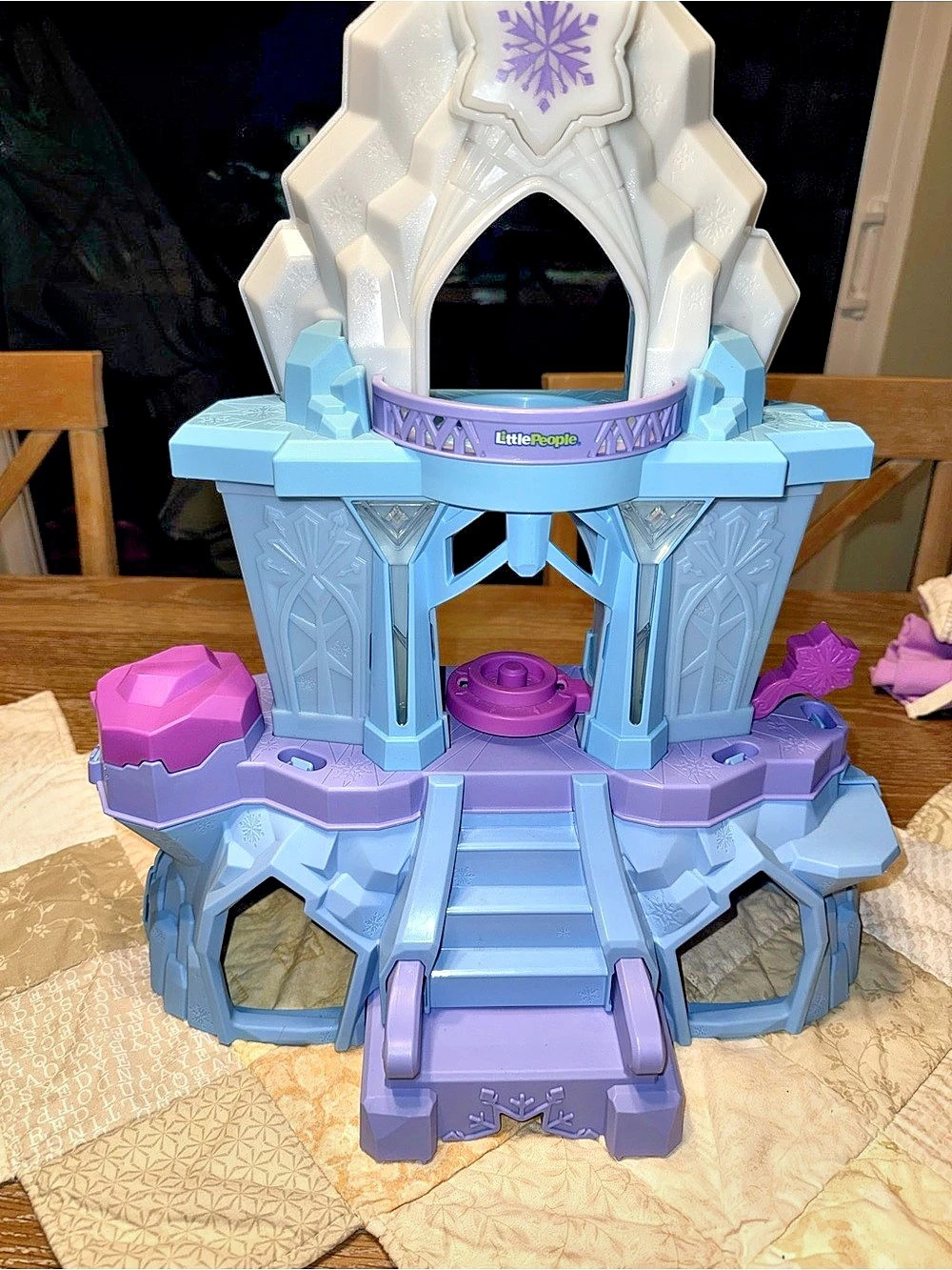 Little People Castle Playset Blue & Purple